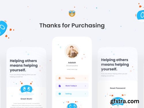 Adacana - Chat BOT Apps UI KIT Ui8.net