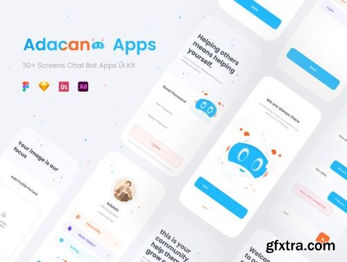 Adacana - Chat BOT Apps UI KIT Ui8.net