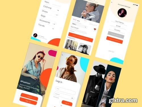 UZAMQ Ui Fashion App Ui8.net