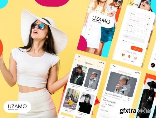 UZAMQ Ui Fashion App Ui8.net