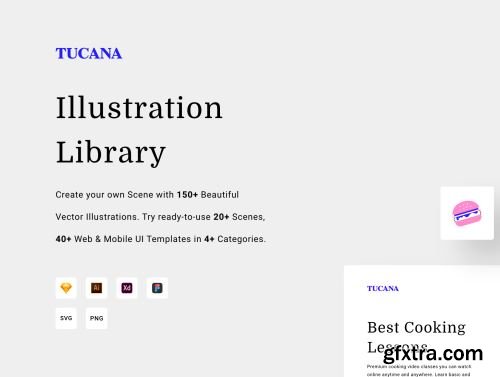 Tucana Illustration Library & Creator Ui8.net