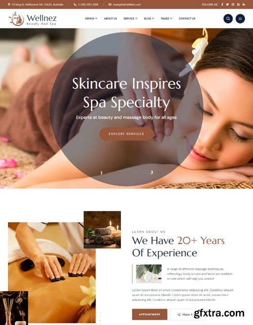 Wellnez - Spa Beauty Wellness Salon HTML Template RRYZ4S2