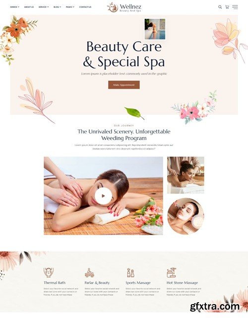 Wellnez - Spa Beauty Wellness Salon HTML Template RRYZ4S2