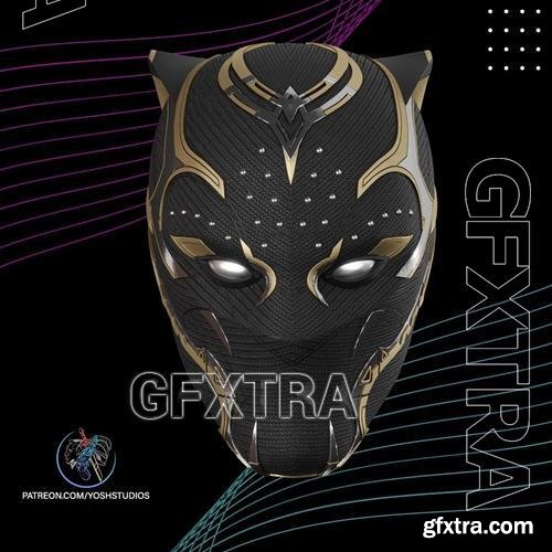 Yosh Studios - Shuri Black Panther Mask &ndash; 3D Print Model