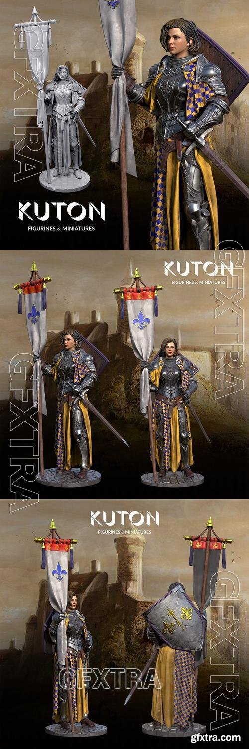 Kuton - Joan of Arc &ndash; 3D Print Model