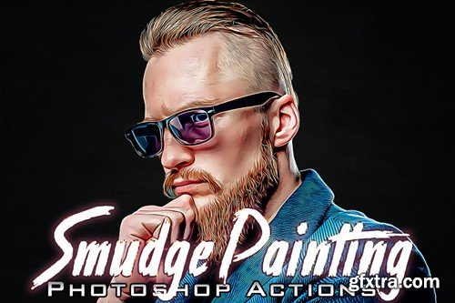 Smudge Painting Photoshop Actions P7YJZPZ