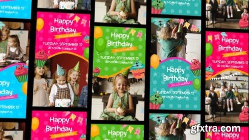 Videohive Happy Birthday Instagram Story Reel 46971364