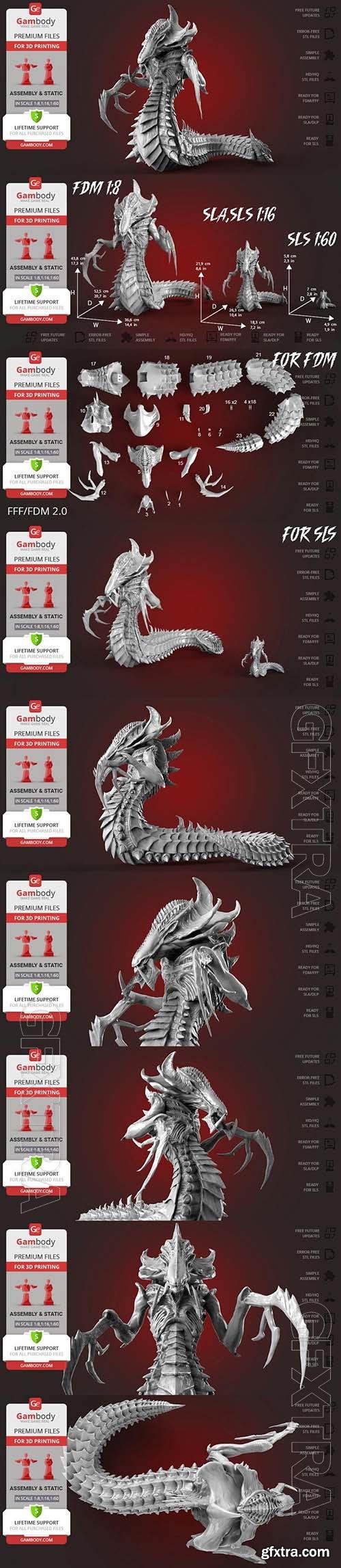 Hydralisk – StarCraft – GamBody – 3D Printing Figurine