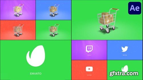 Videohive Shopping Cart for After Effects 46967800