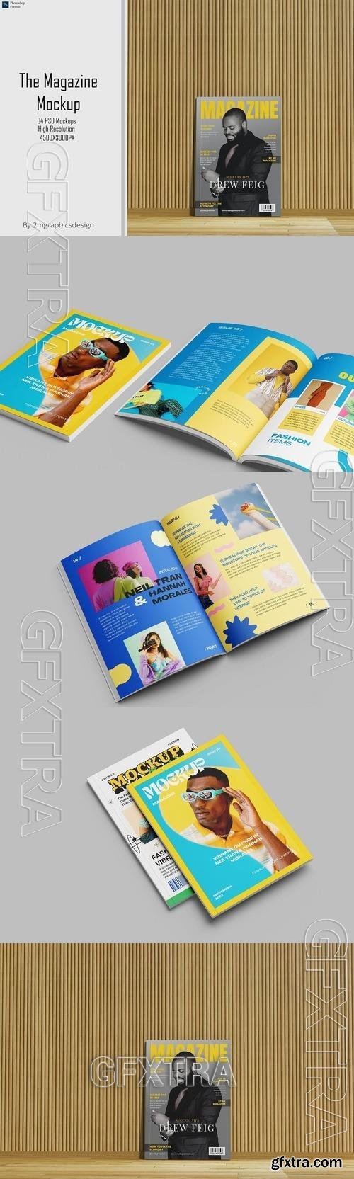 The Magazine Mockup X9MEVY6