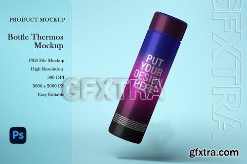 Bottle Thermos Mockup BRRWVZZ