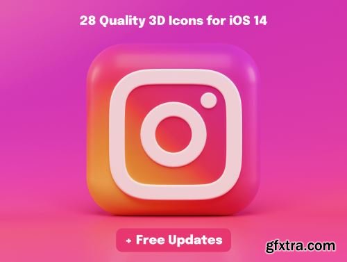 3D App Icons for iOS Ui8.net