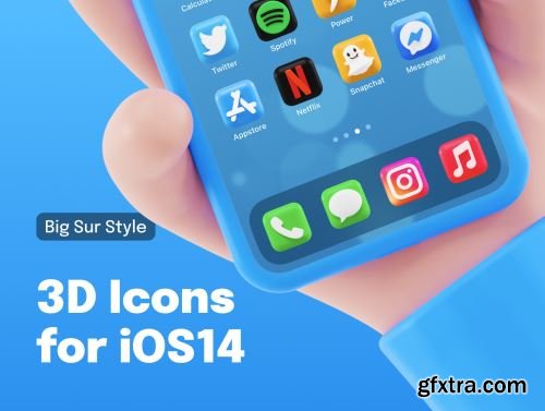 3D App Icons for iOS Ui8.net