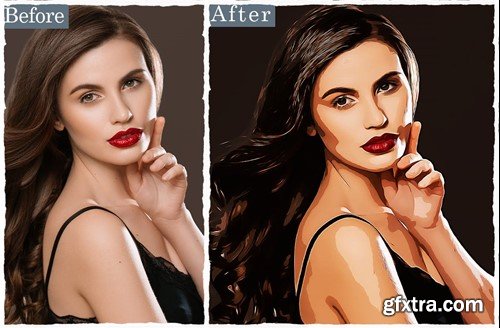 Cartoon Painting Photoshop Action WJ2ZM32