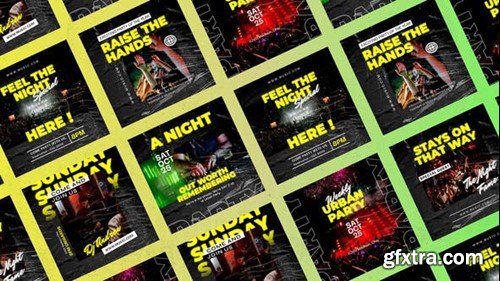 Videohive Urbanight Party Instagram Posts 47052014