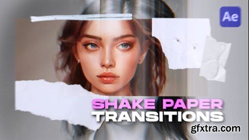 Videohive Shake Paper Transitions 46990744