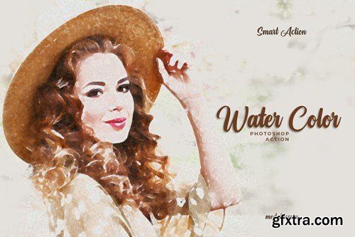 Soft Water Color - Photoshop Action K3H59BP