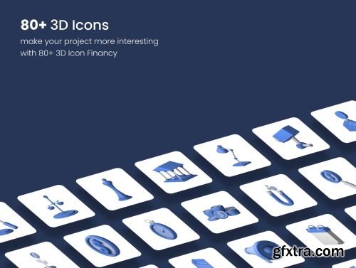 3D Financy Icon Ui8.net