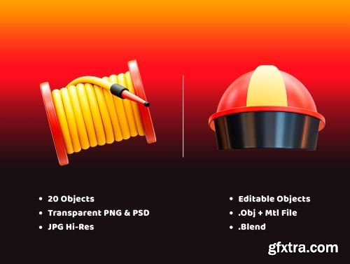 3d Firefighter Icon Ui8.net