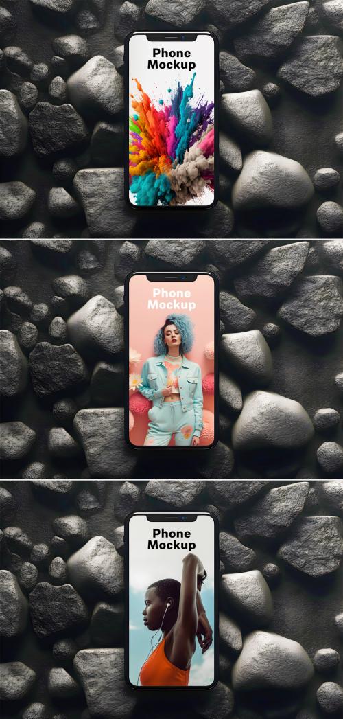 Phone Mockup. Ai Generative 593524075