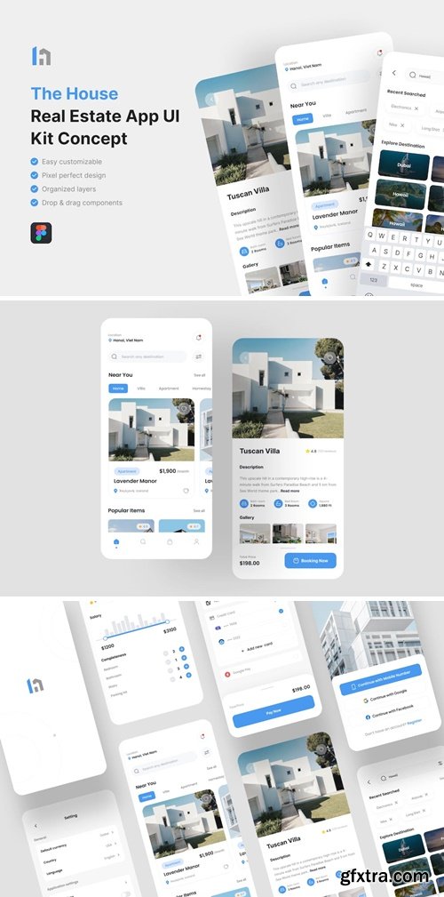 The House - Real Estate App UI Kit TZEKMKU