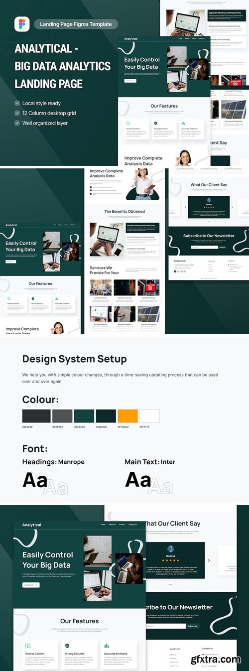 Analytical - Big Data Analytic Landing Page Figma 3AYEYLE