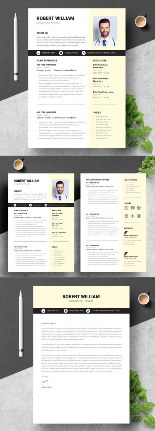 Occuptional Therapist Resume Design Layout 575515133