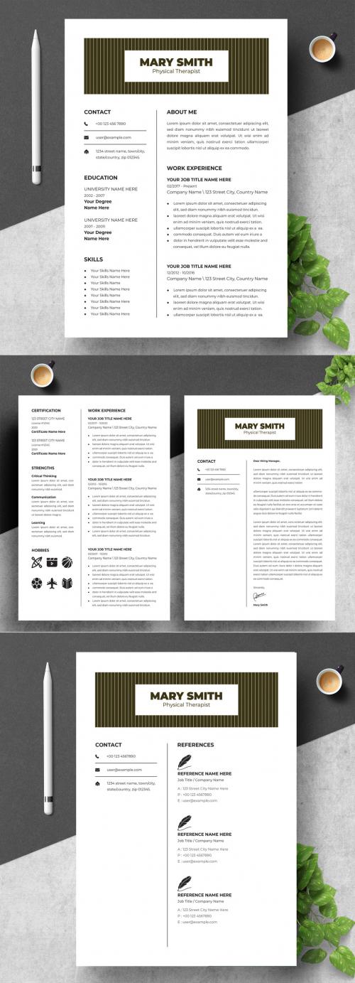 Physical Therapist Resume Design Template 575515158