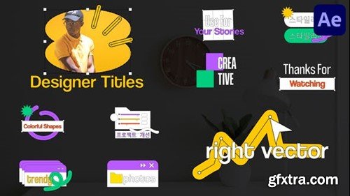 Videohive Designer Titles for After Effects 46986102