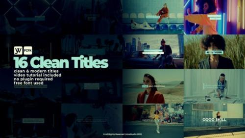 Videohive - Clean Titles