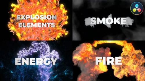 Videohive - VFX Explosion Pack for DaVinci Resolve