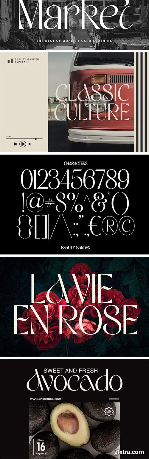 Beauty Garden Typeface