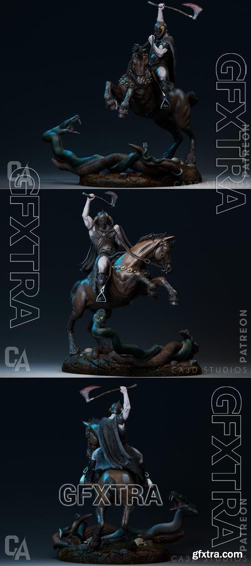 Ca 3d Studios - Death Dealer &ndash; 3D Print Model