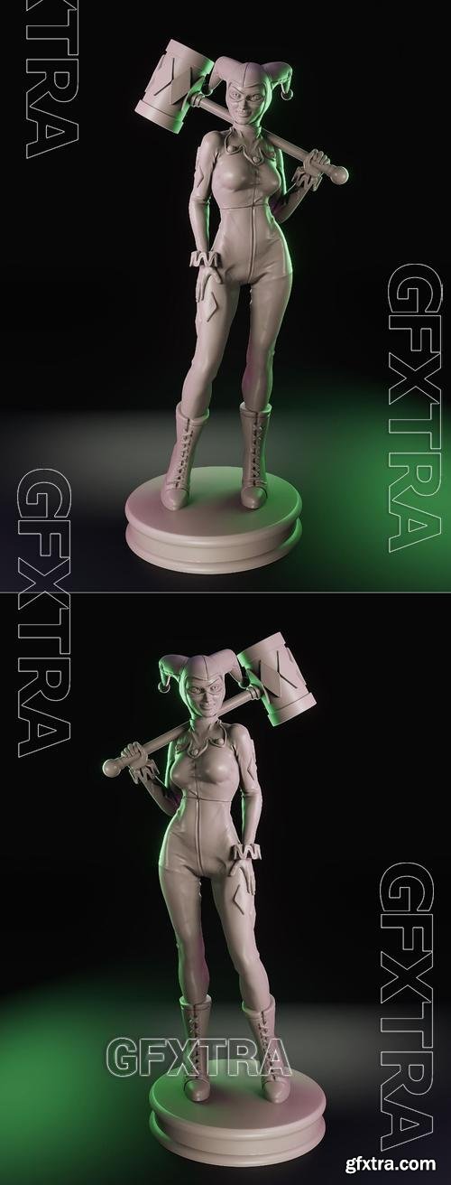 Jester Harley Quinn &ndash; 3D Print Model