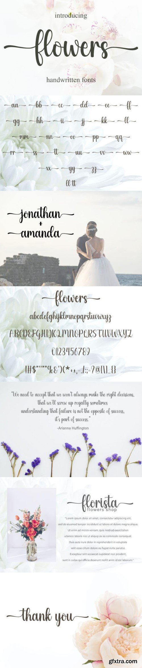 Flowers Font