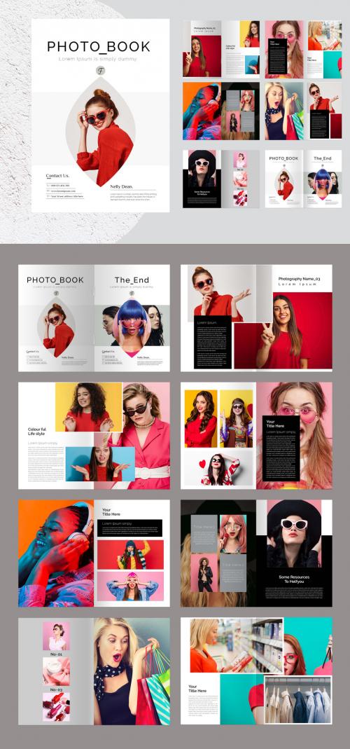 Photo Book Magazine Template 570601168