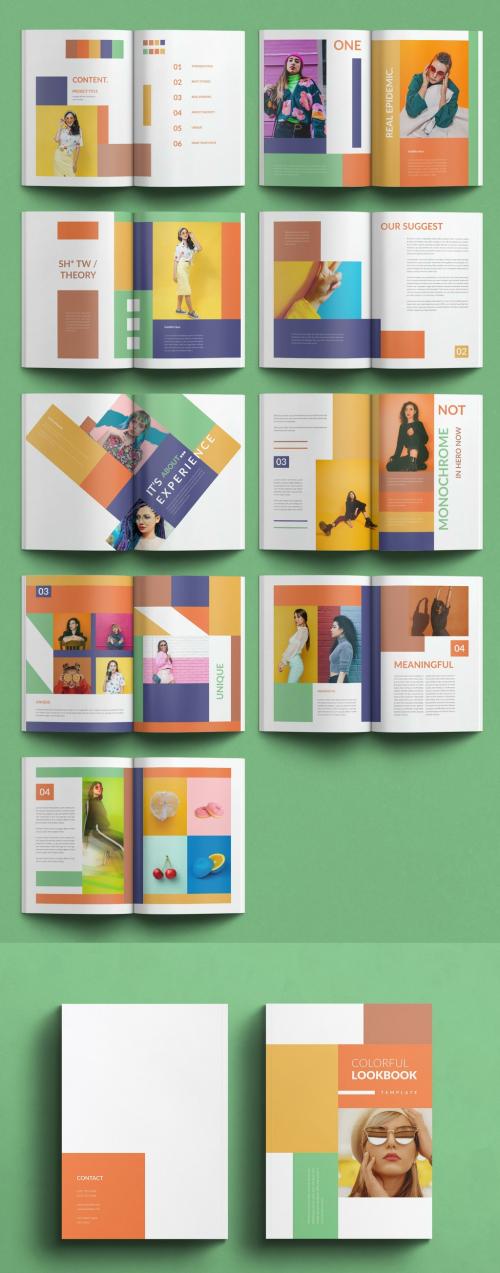 Colorful Lookbook Template 569152206