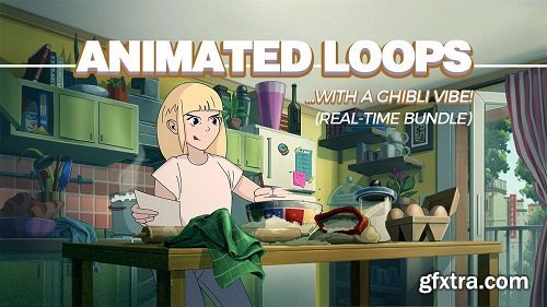 Animated Loops With A Ghibli Vibe