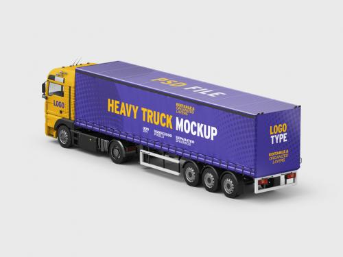 Heavy Truck Mockup 585403886