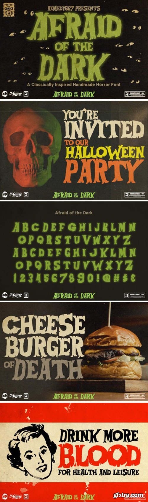 Afraid of the Dark Font