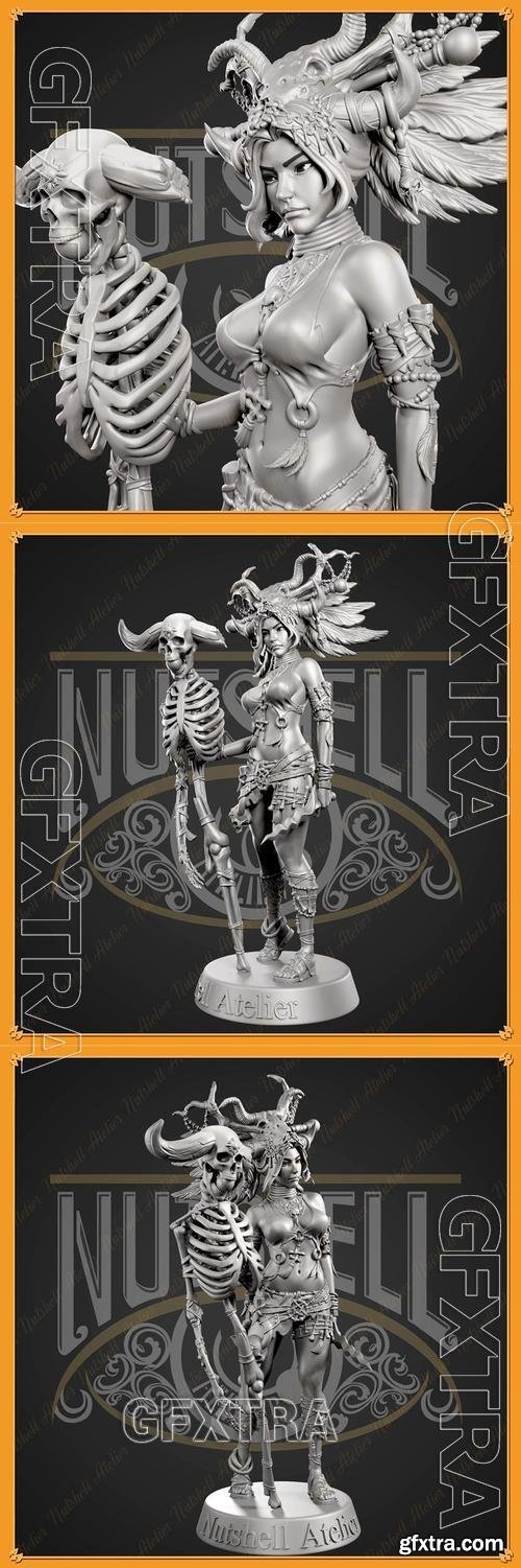 Nutshell atelier - Witch Doctor &ndash; 3D Print Model