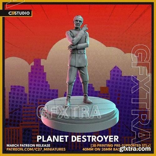 C27 - Grand Moff Tarkin (Planet Destroyer) &ndash; 3D Print Model