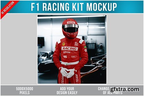 F1 Racing Kit Mockup 5U8N4GE