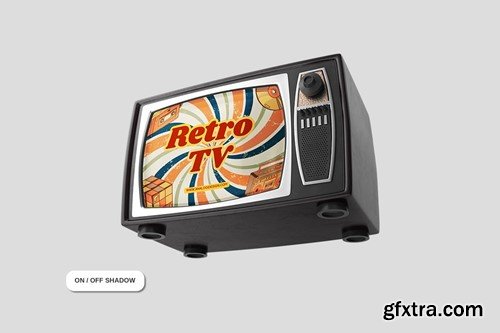 Retro TV Mockup 2Q3J4M4