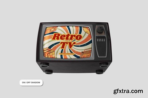 Retro TV Mockup 2Q3J4M4