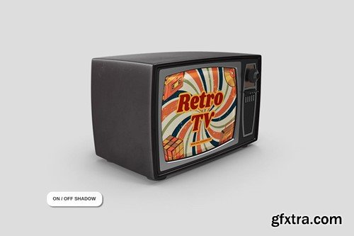 Retro TV Mockup 2Q3J4M4