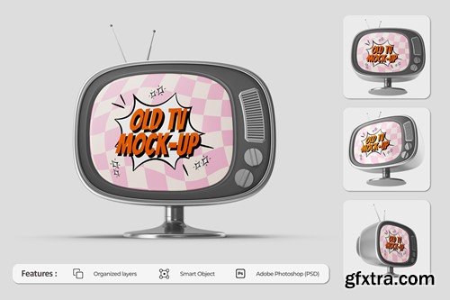 Cartoon Television Mockup XWFBG4S