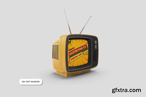 Old Retro TV Mockup XPXPDJS