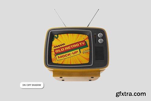 Old Retro TV Mockup XPXPDJS