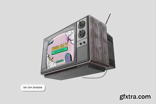 Toshiba Old TV Mockup T6MWH8D